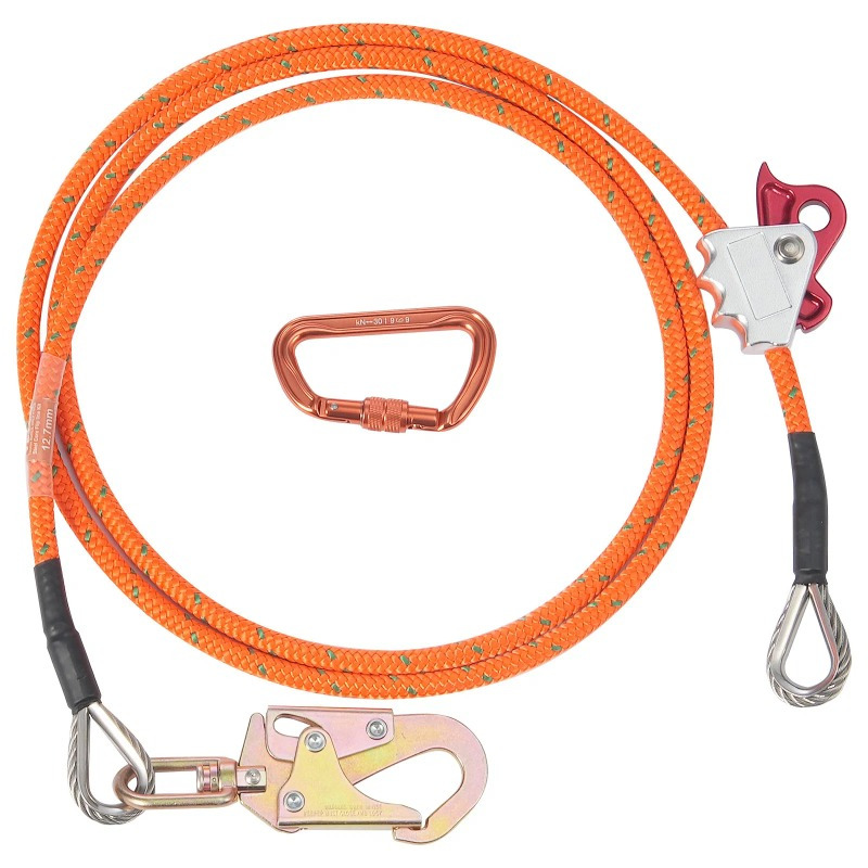 12.7mm Steel Core Flip-line 10ft 3m Arborist Flip-line for Fall Protection
